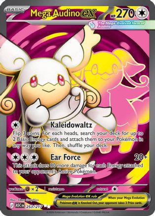 Mega Audino ex (253/217) - Holofoil ME Ascended Heroes - Ultra Rare