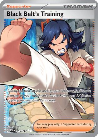 Black Belt's Training (255) - Holofoil ME Ascended Heroes - Ultra Rare