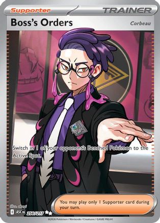 Boss's Orders [Corbeau] (256/217) - Holofoil ME Ascended Heroes - Ultra Rare