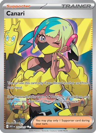 Canari (257/217) - Holofoil ME Ascended Heroes - Ultra Rare