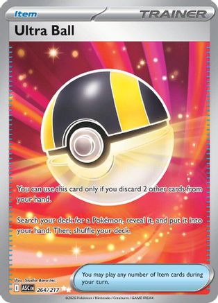 Ultra Ball (264/217) - Holofoil ME Ascended Heroes - Ultra Rare