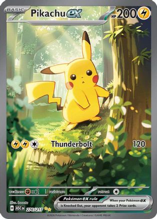 Pikachu ex (276/217) - Holofoil ME Ascended Heroes - Special Illustration Rare