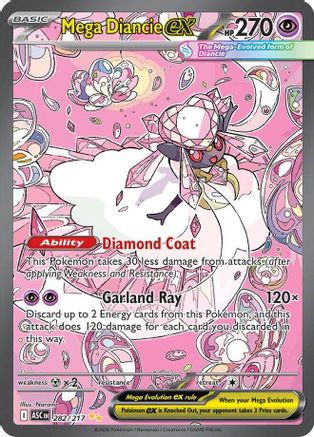 Mega Diancie ex (282/217) - Holofoil ME Ascended Heroes - Special Illustration Rare