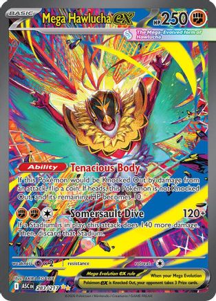 Mega Hawlucha ex (283/217) - Holofoil ME Ascended Heroes - Special Illustration Rare