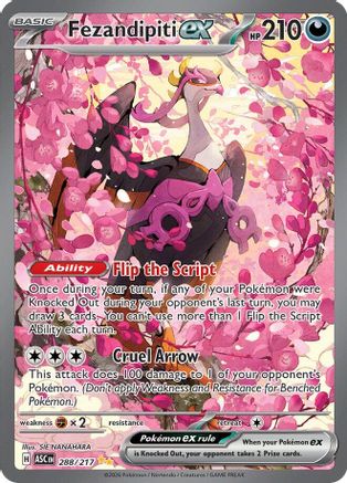 Fezandipiti ex (288/217) - Holofoil ME Ascended Heroes - Special Illustration Rare