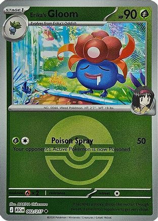 Erika's Gloom (Poke Ball) (002) - Reverse Holofoil ME Ascended Heroes - Uncommon
