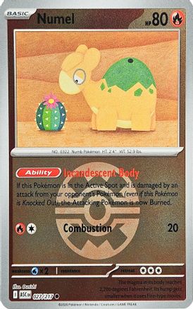 Numel (Quick Ball) (027/217) - Reverse Holofoil ME Ascended Heroes - Common