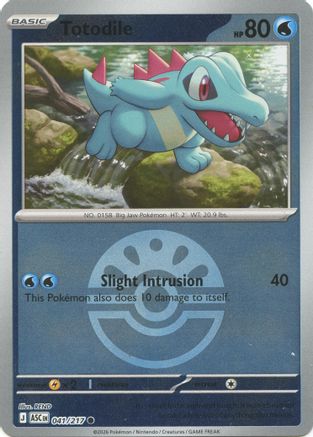 Totodile (Friend Ball) (041/217) - Reverse Holofoil ME Ascended Heroes - Common