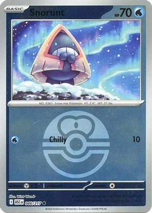 Snorunt (Love Ball) (046/217) - Reverse Holofoil ME Ascended Heroes - Common