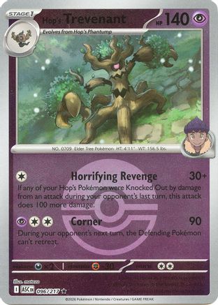 Hop's Trevenant (Poke Ball) (096/217) - Reverse Holofoil ME Ascended Heroes - Rare