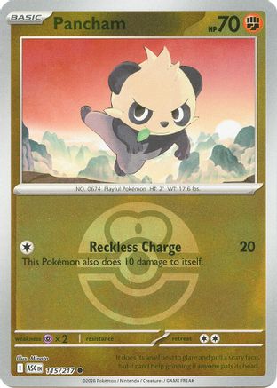 Pancham (Love Ball) (115/217) - Reverse Holofoil ME Ascended Heroes - Common