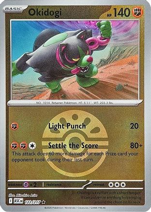 Okidogi (Friend Ball) (122/null) - Reverse Holofoil ME Ascended Heroes - Rare