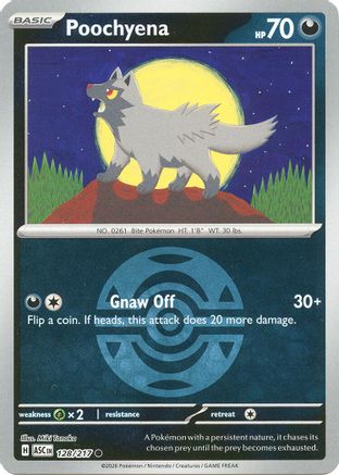 Poochyena (Dusk Ball) (128/217) - Reverse Holofoil ME Ascended Heroes - Common