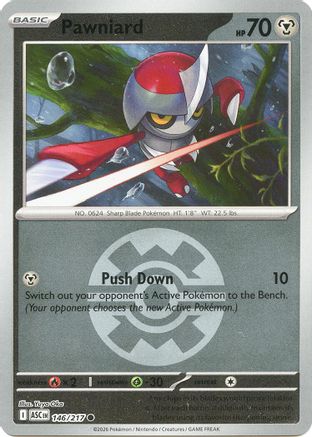 Pawniard (Quick Ball) (146/null) - Reverse Holofoil ME Ascended Heroes - Common