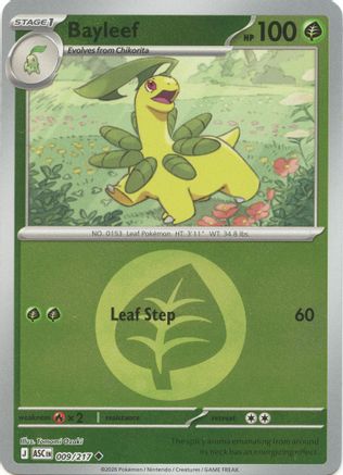 Bayleef (Energy Symbol Pattern) (009) - Reverse Holofoil ME Ascended Heroes - Uncommon