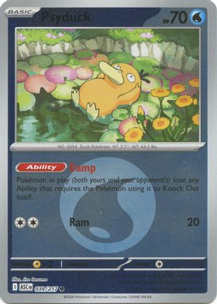 Psyduck (Energy Symbol Pattern) (039/217) - Reverse Holofoil ME Ascended Heroes - Common