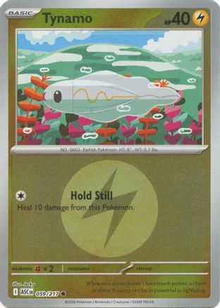 Tynamo (Energy Symbol Pattern) (059/217) - Reverse Holofoil ME Ascended Heroes - Common