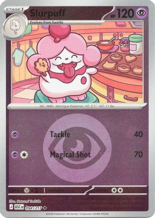 Slurpuff (Energy Symbol Pattern) (094/217) - Reverse Holofoil ME Ascended Heroes - Uncommon