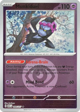 Munkidori (Energy Symbol Pattern) (099/217) - Reverse Holofoil ME Ascended Heroes - Rare