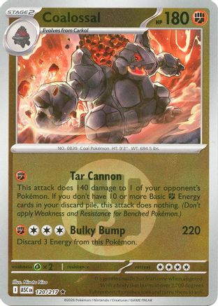 Coalossal (Energy Symbol Pattern) (120) - Reverse Holofoil ME Ascended Heroes - Rare
