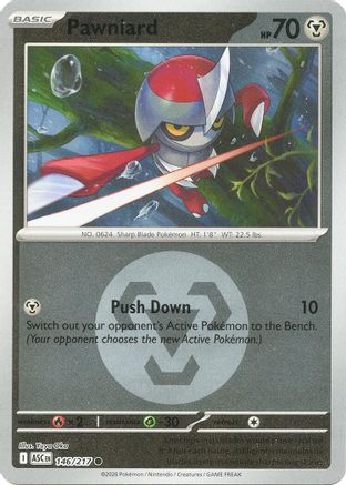 Pawniard (Energy Symbol Pattern) (146/217) - Reverse Holofoil ME Ascended Heroes - Common