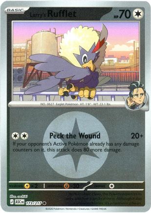 Larry's Rufflet (Energy Symbol Pattern) (173) - Reverse Holofoil ME Ascended Heroes - Common