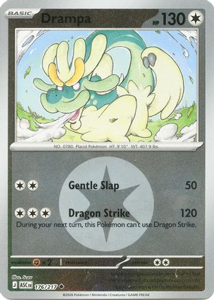 Drampa (Energy Symbol Pattern) (176) - Reverse Holofoil ME Ascended Heroes - Uncommon