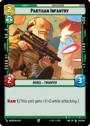 Partisan Infantry (154/264) - A Lawless Time