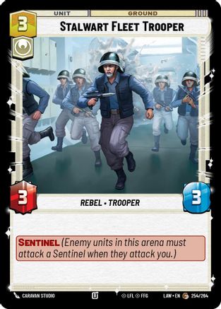 Stalwart Fleet Trooper (254/264) - A Lawless Time