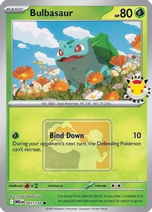 Bulbasaur (Pokemon Day 2026) (001) - Holofoil Miscellaneous Cards & Products - Common