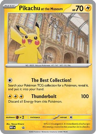 Pikachu at the Museum ) Jumbo Cards - Promo