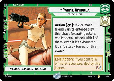 Padmé Amidala - Follow My Lead (4/84) - Twin Suns