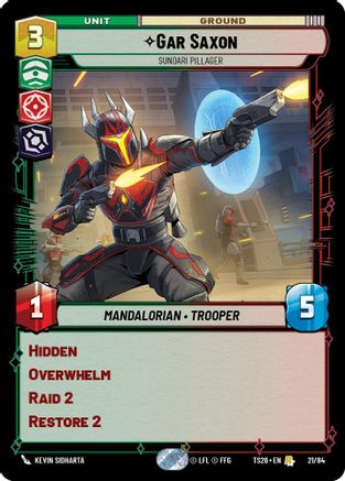 Gar Saxon - Sundari Pillager (21/84) - Twin Suns