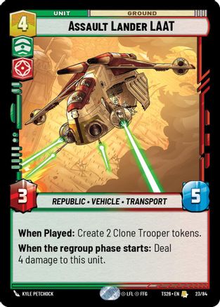 Assault Lander LAAT (23/84) - Twin Suns