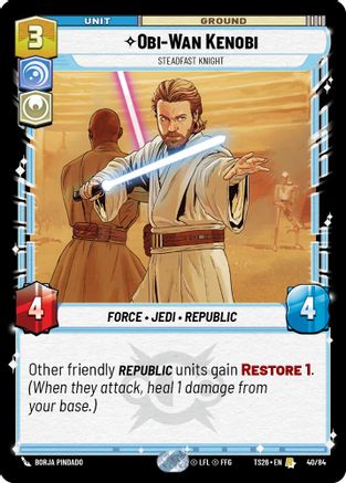 Obi-Wan Kenobi - Steadfast Knight (40/84) - Twin Suns