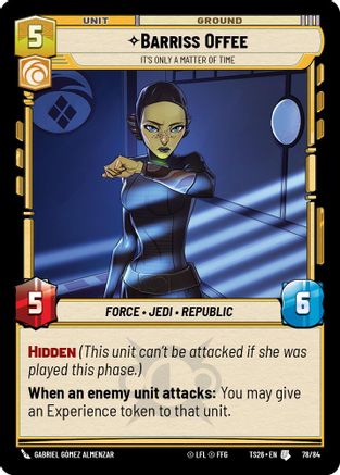 Barriss Offee - It's Only a Matter of Time (78/64) - Twin Suns