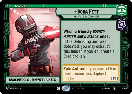 Boba Fett - Krayt's Claw Commander (7/264) - A Lawless Time