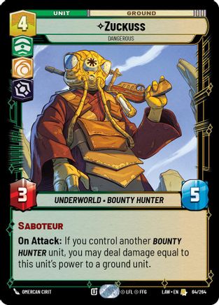Zuckuss - Dangerous (64/264) - A Lawless Time