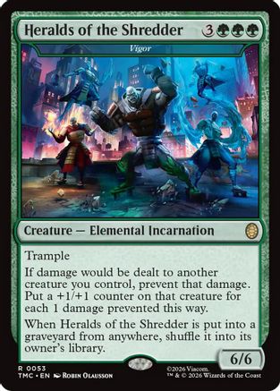 Heralds of the Shredder - Vigor (TMC-053) - Commander: Teenage Mutant Ninja Turtles