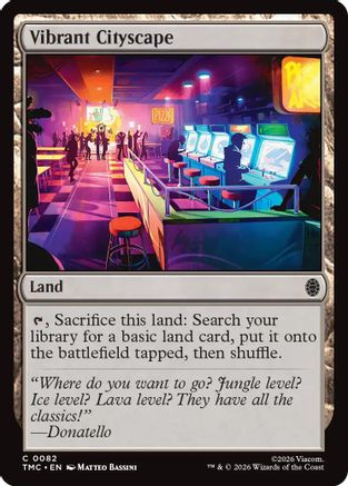 Vibrant Cityscape (TMC-082) - Commander: Teenage Mutant Ninja Turtles