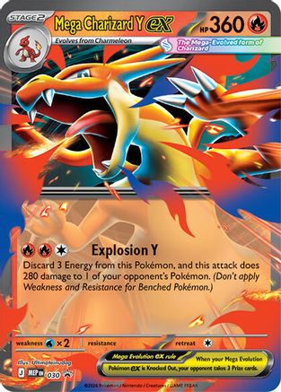 Mega Charizard Y ex (030) - Holofoil ME Mega Evolution Promo - Promo
