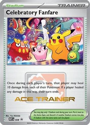 Celebratory Fanfare (Ace Trainer) (028) ME Mega Evolution Promo - Promo