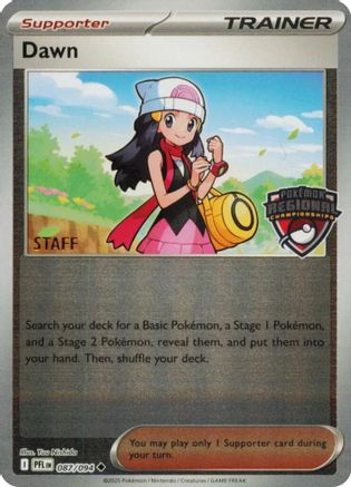 Dawn (Regional Championship) [Staff] (087) - Reverse Holofoil League & Championship Cards - Uncommon