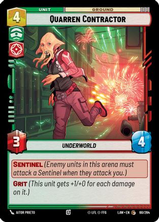 Quarren Contractor (60/264) - A Lawless Time