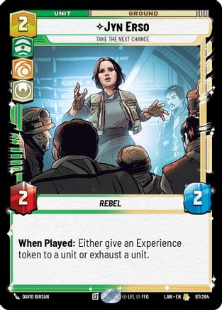Jyn Erso - Take the Next Chance (67/264) - A Lawless Time