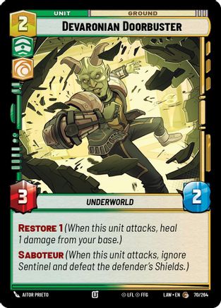 Devaronian Doorbuster (70/264) - A Lawless Time