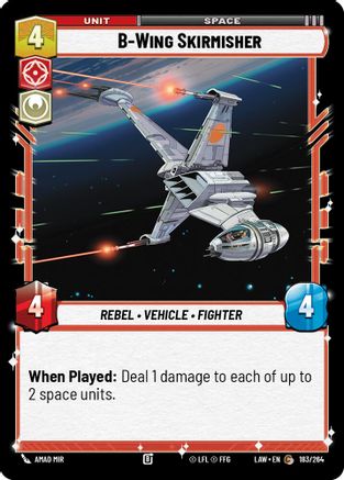 B-Wing Skirmisher (183/264) - A Lawless Time
