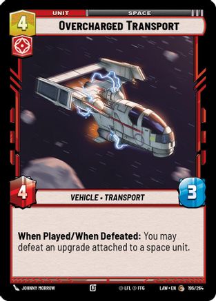 Overcharged Transport (195/264) - A Lawless Time