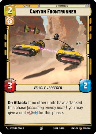 Canyon Frontrunner (228/264) - A Lawless Time