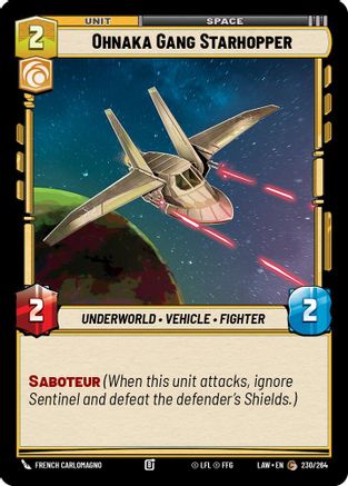Ohnaka Gang Starhopper (230/264) - A Lawless Time